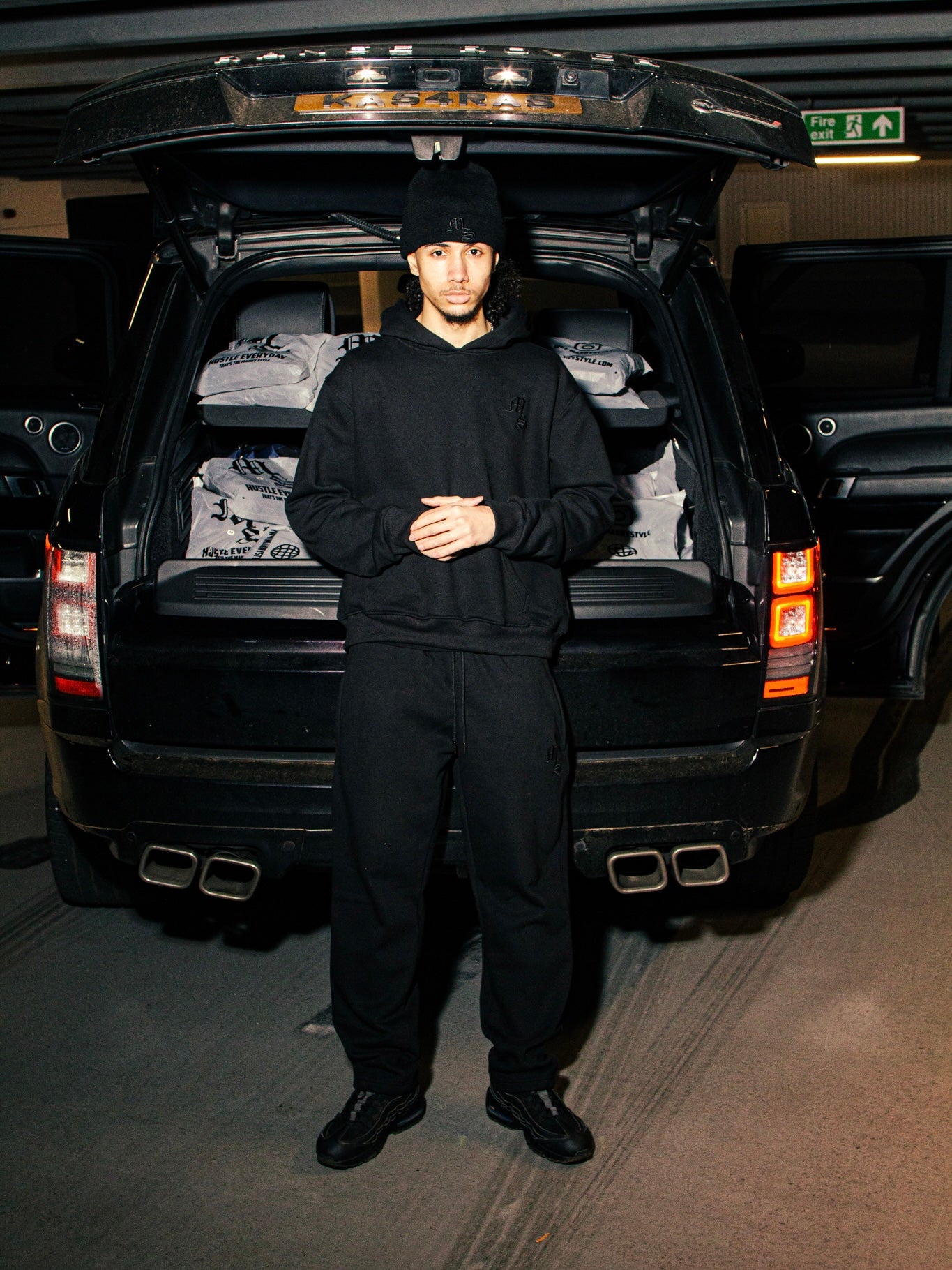 BLACK MANNYSTYLE WINTER SET